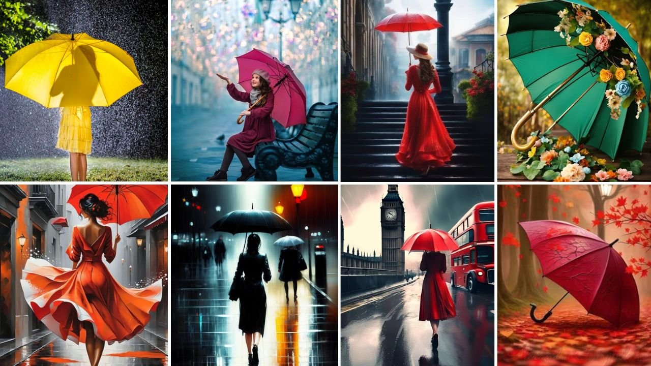 Cute Umbrella Dp images for whatsapp facebook