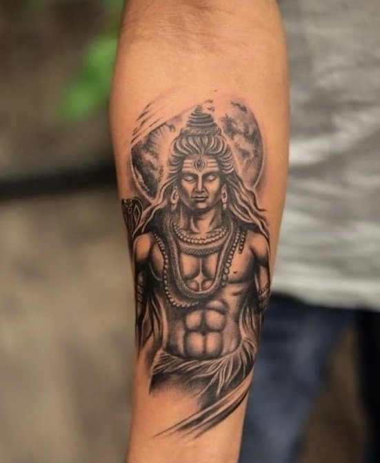 Mahadev tattoo design