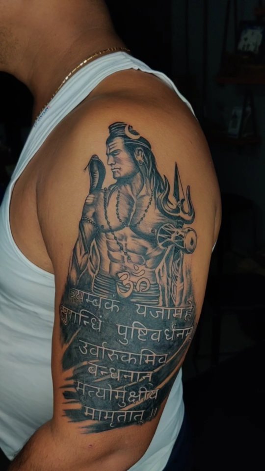 Lord Shiva Tattoo Designs on hand