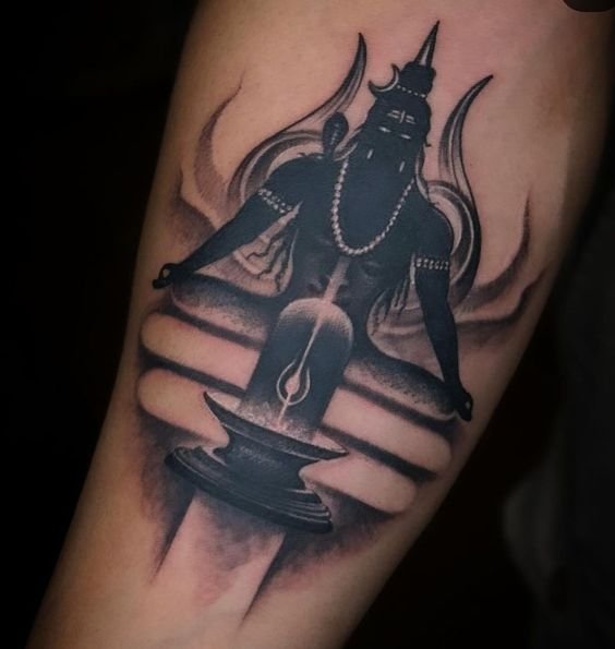 Attractive Mahadev Tattoo Designs on Hand