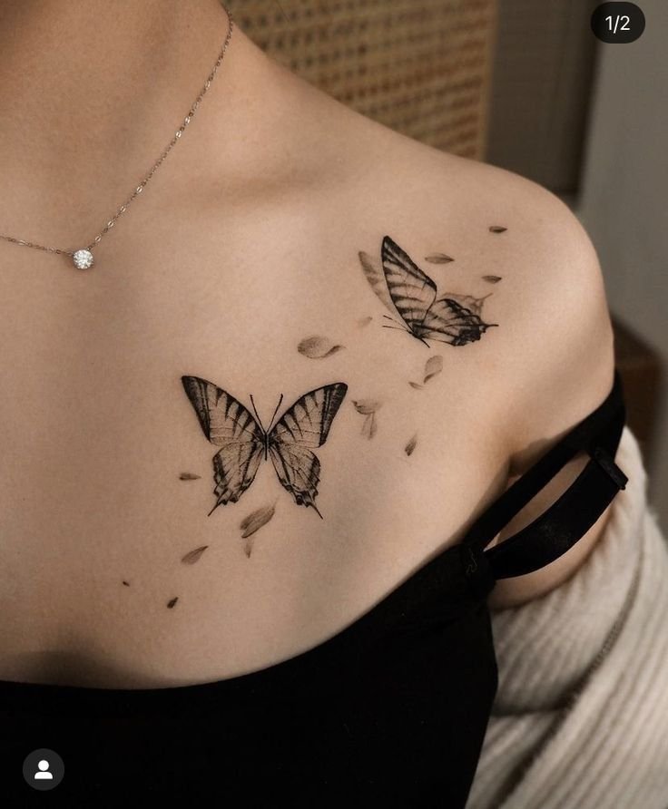 Chest Tattoo Designs for Girls