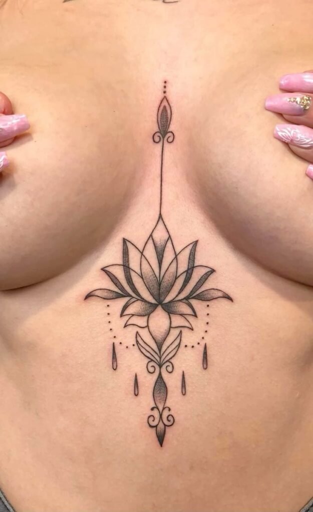 Chest Tattoo Designs for Girls