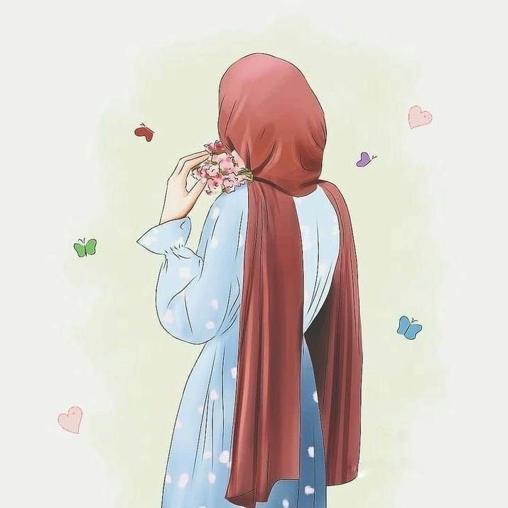 Muslim hijab girl Dp images