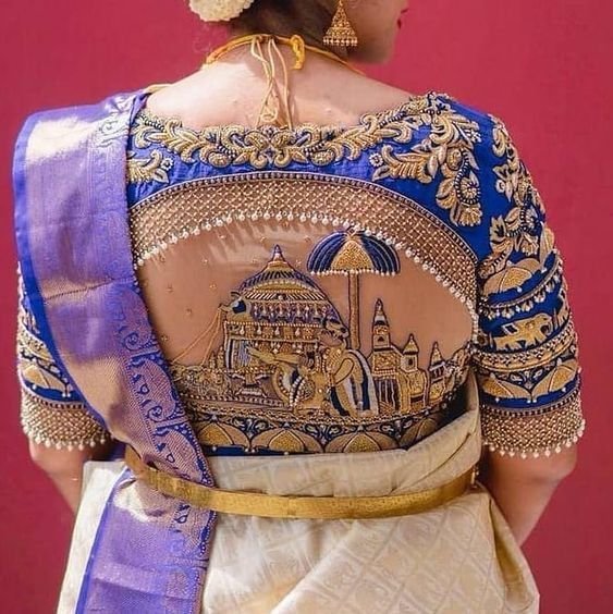 attractive bridal blouse design models 