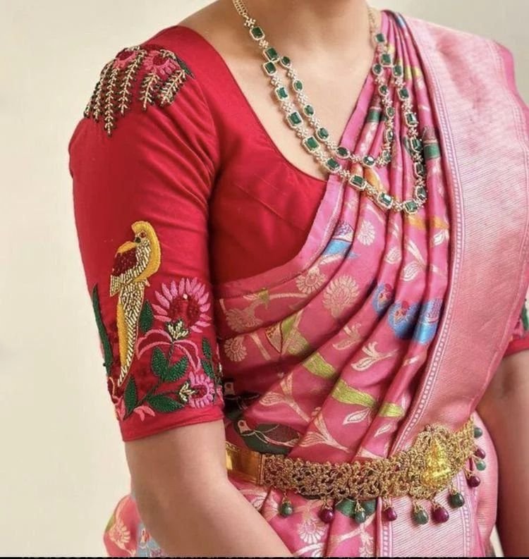 Latest bridal blouse sleeve designs