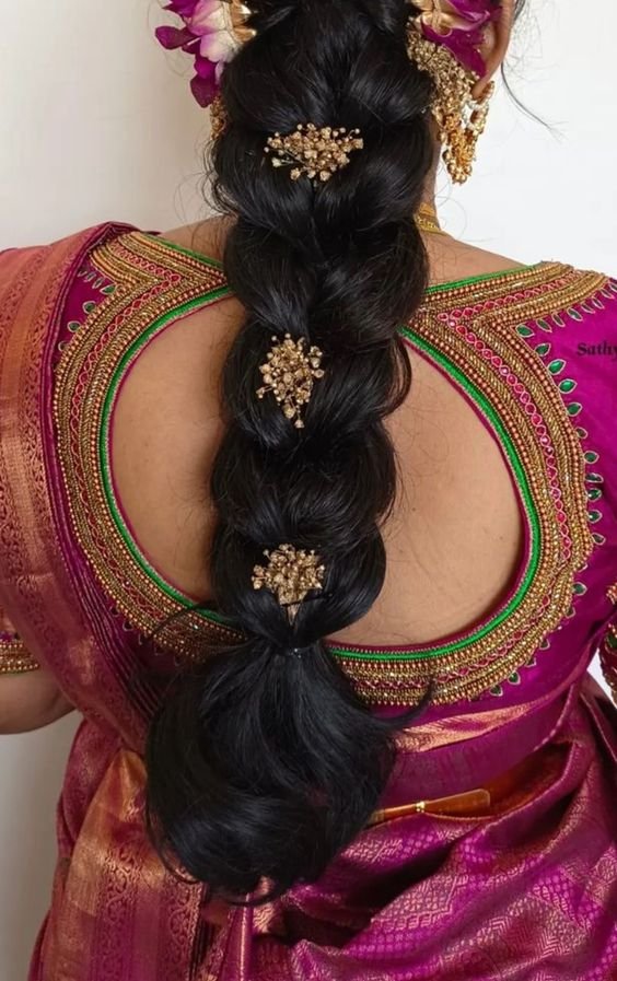 latest bridal blouse back neck designs