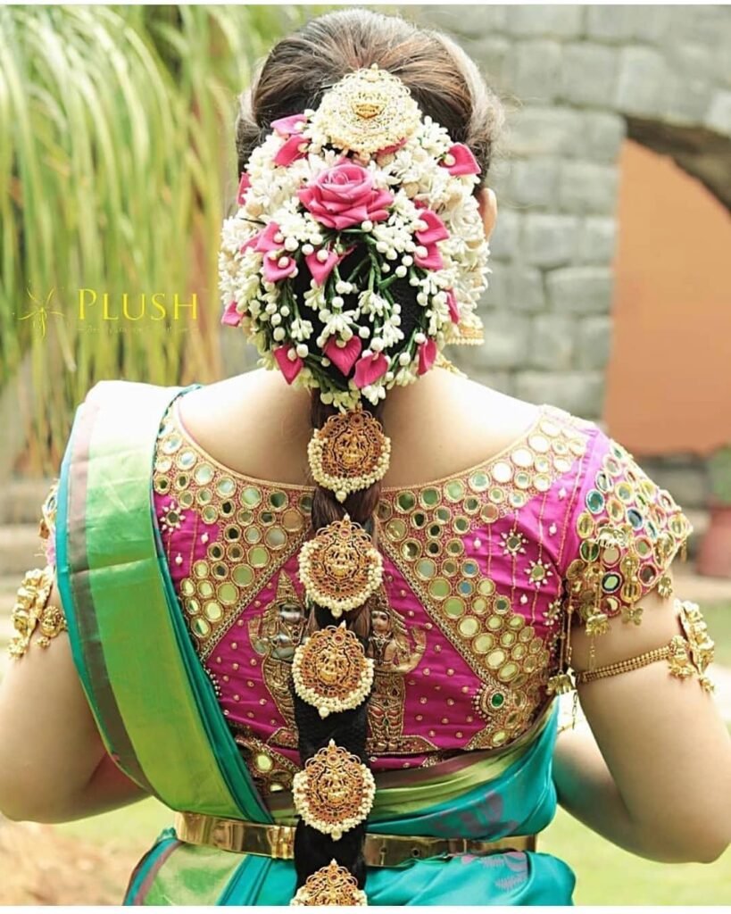 latest bridal blouse back neck designs