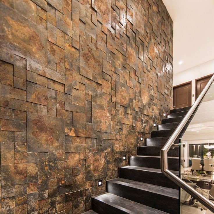 stone wall ideas for living room