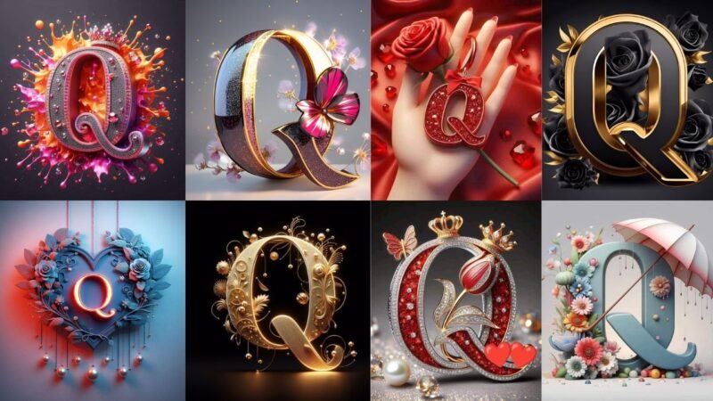 stylish Q name dp images