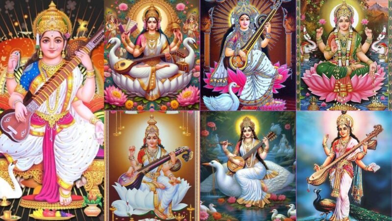 Beautiful Maa Saraswati Devi Dp images