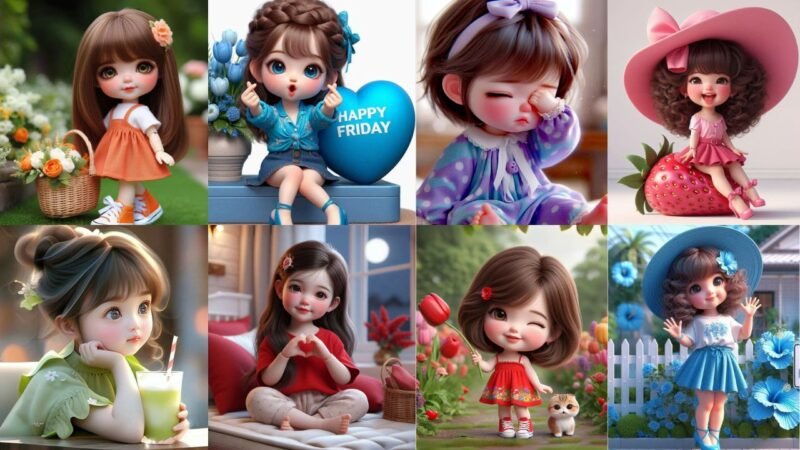 Cute Doll Dp images for Whatsapp