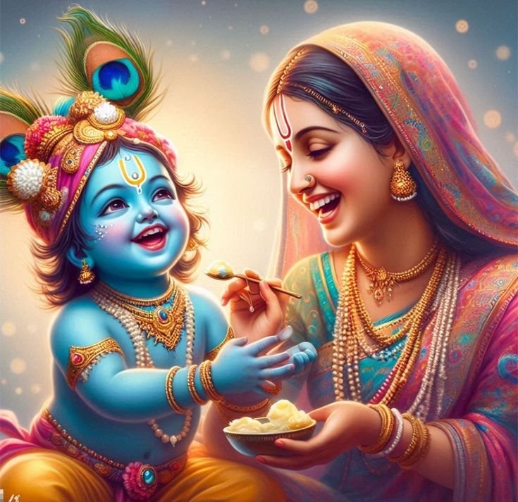 Cute God Krishna Dp images