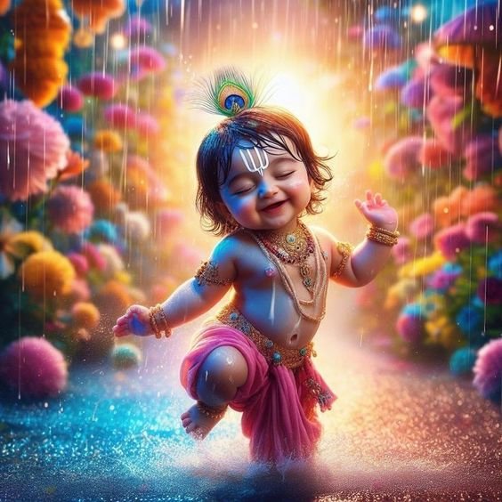 Cute God Krishna Dp images for whatsapp