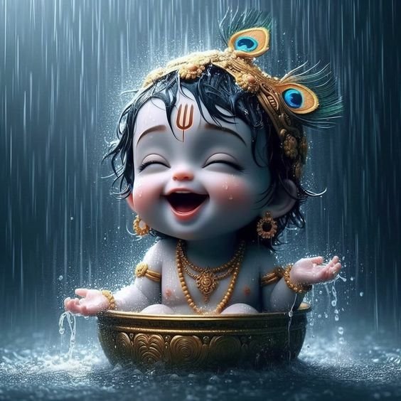 Cute God Krishna Dp images for whatsapp