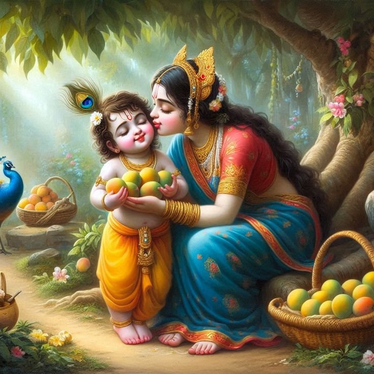 Cute God Krishna Dp images