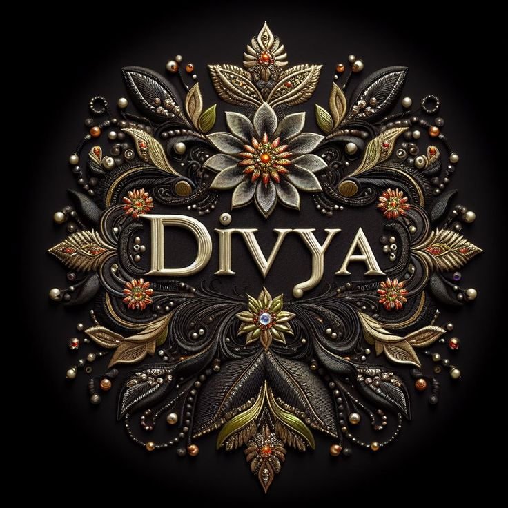 Stylish Divya Name Dp