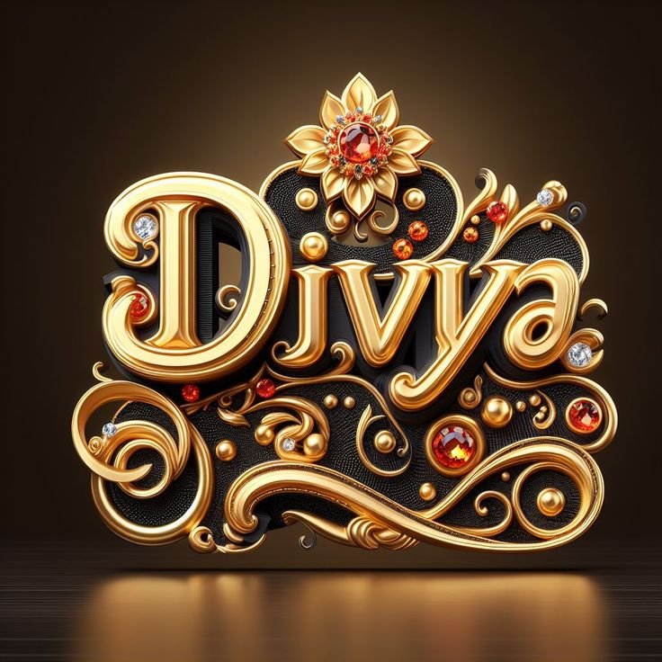 Stylish Divya Name Dp