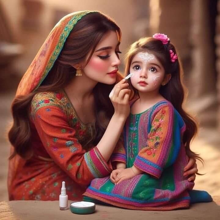 Mom-Daughter Dp images for whatsapp