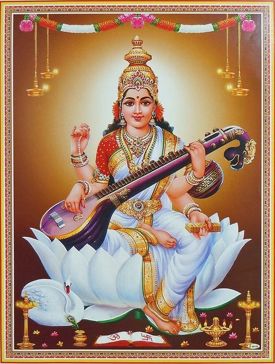 Beautiful Maa Saraswati Devi Dp images