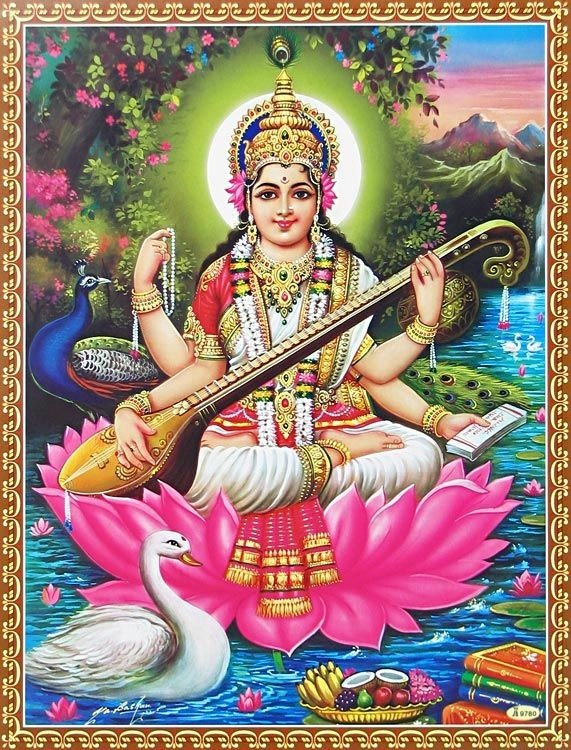 Beautiful Maa Saraswati Devi Dp images