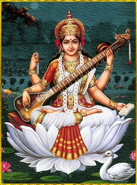 Beautiful Maa Saraswati Devi Dp images