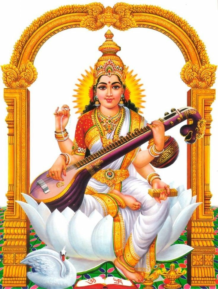 Beautiful Maa Saraswati Devi Dp images