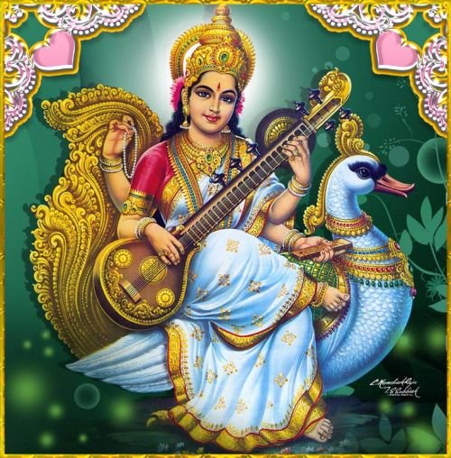 Beautiful Maa Saraswati Devi Dp images