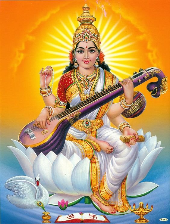 Beautiful Maa Saraswati Devi Dp images