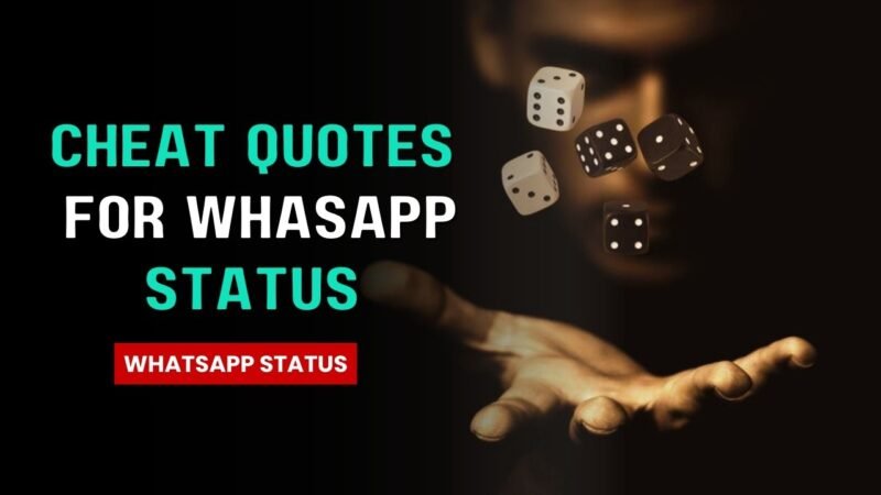 Cheat Quotes for Whatsapp Status