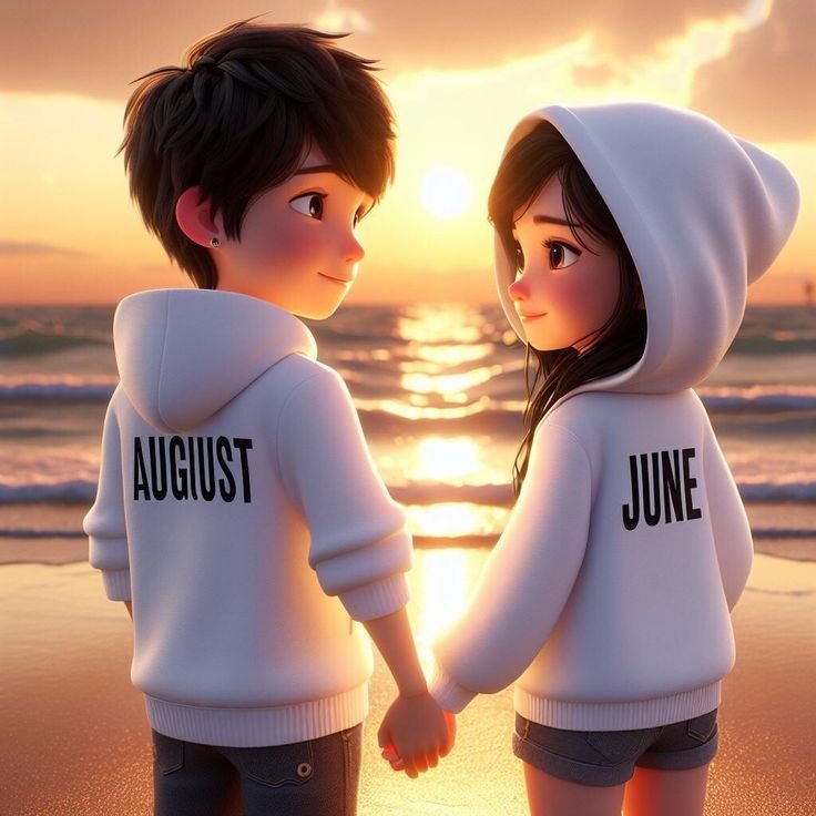 Cartoon Couple Whatsapp Dp images