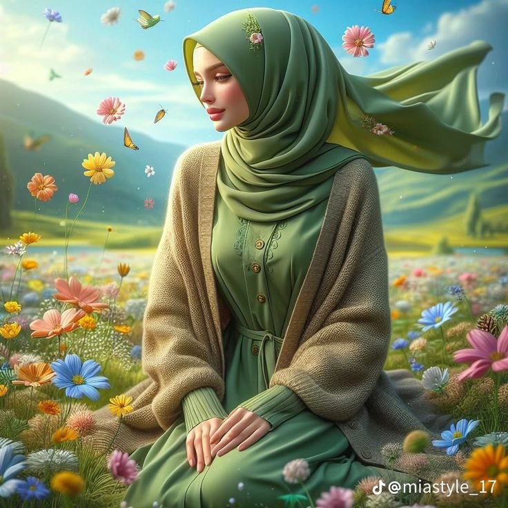 Muslim Girl Hijab Dp images