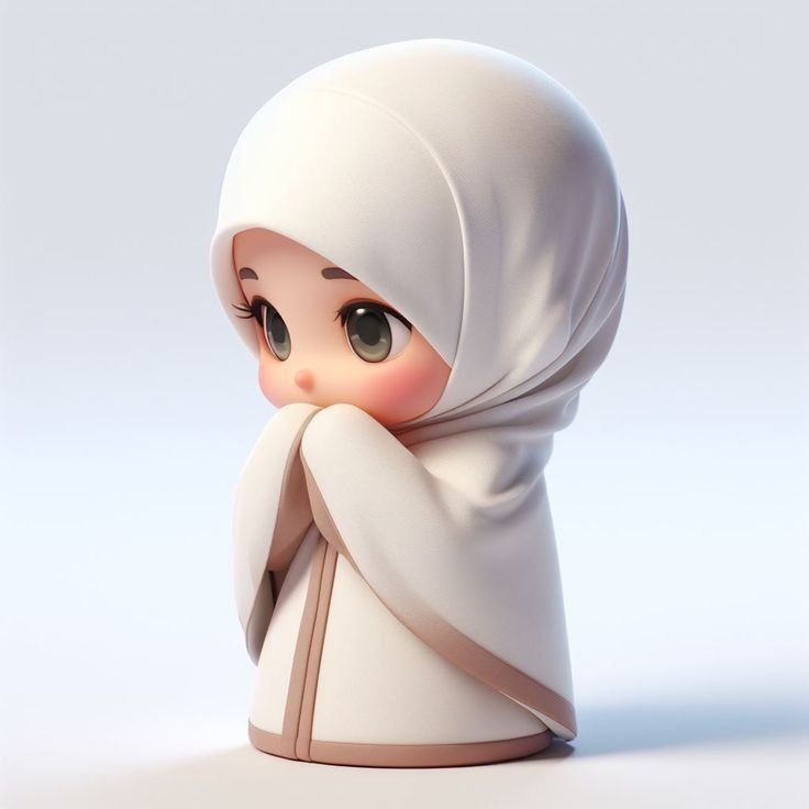 hijab girls cartoon dp images