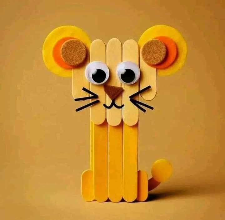 DIY Animal Popstick Craft Ideas for Kids