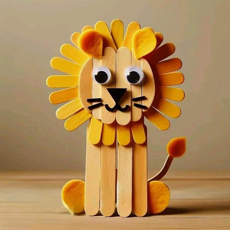 DIY Animal Popstick Craft Ideas for Kids