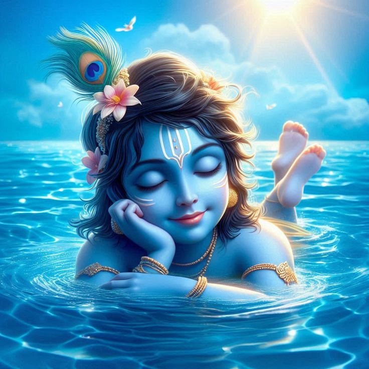 Beautiful Lord Krishna Profile Picture