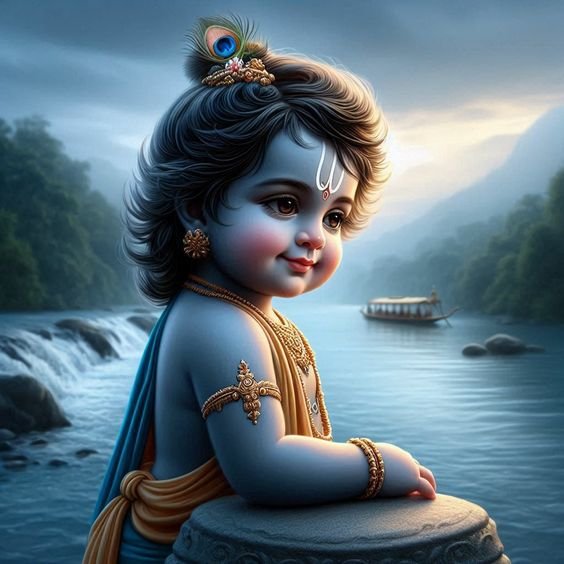 Beautiful Lord Krishna Profile Picture