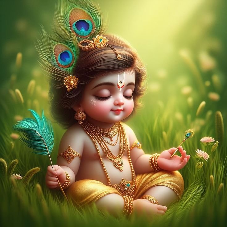 Beautiful Lord Krishna Profile Picture