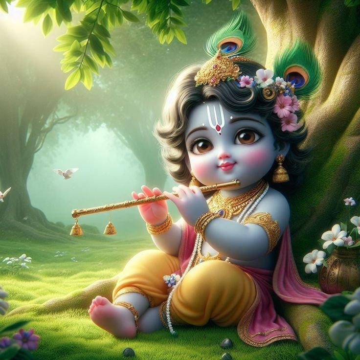 Beautiful Lord Krishna Profile Picture