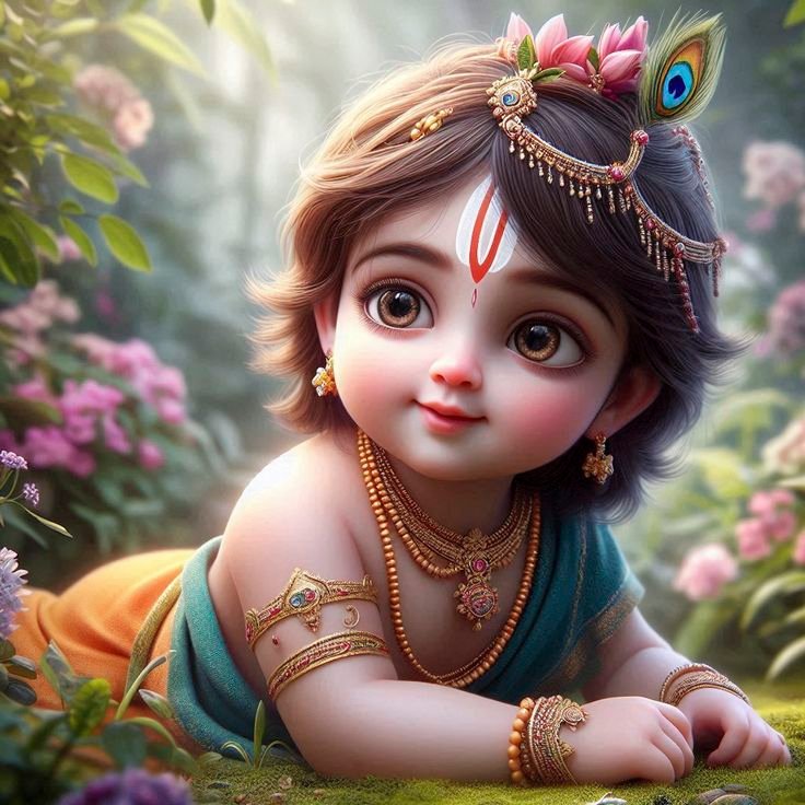 Beautiful Lord Krishna Profile Picture