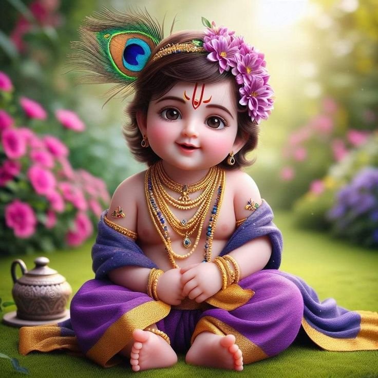 Beautiful Lord Krishna Profile Picture