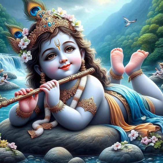 Cute Krishna Profile Picture