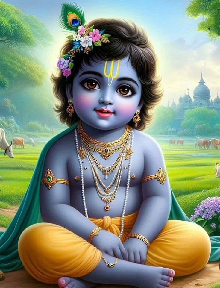 Cute Krishna Profile Picture