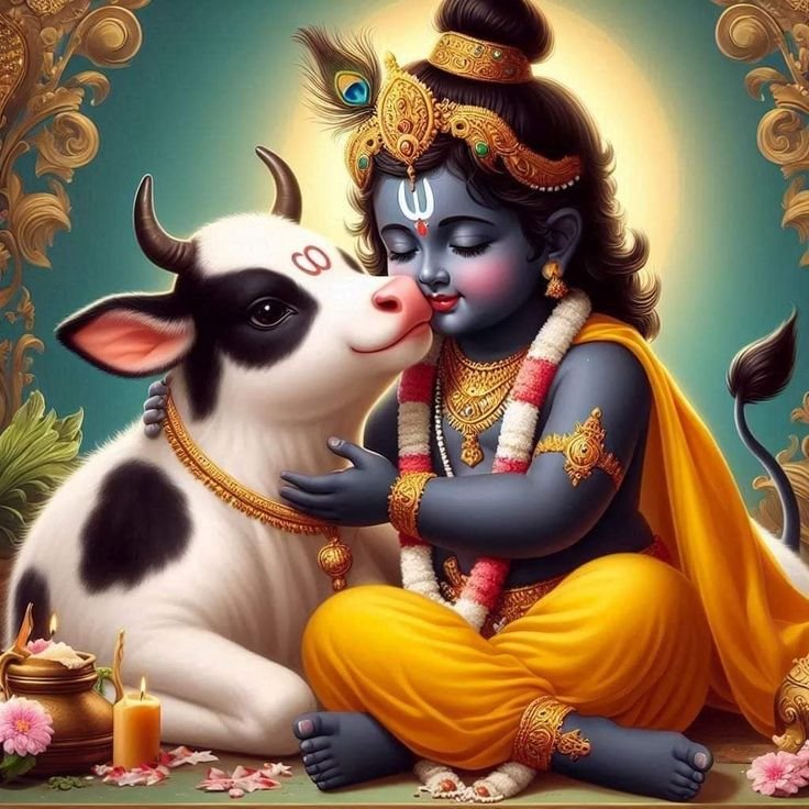 Cute Krishna Profile Picture