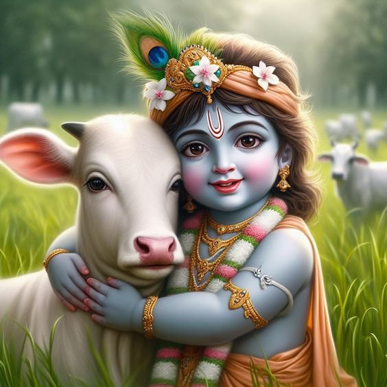 Cute Krishna Profile Picture