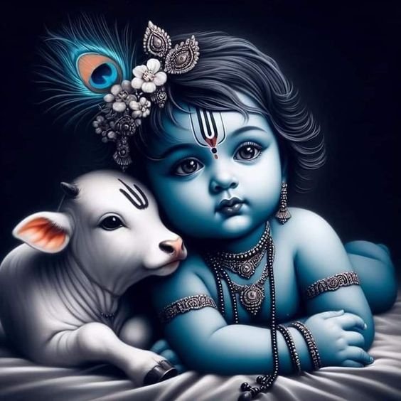 Cute Krishna Profile Picture