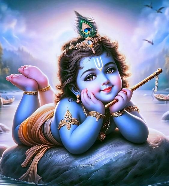 Cute Krishna Profile Picture