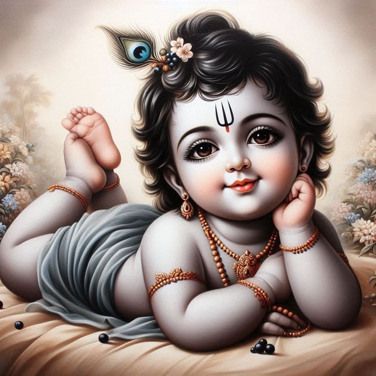 Cute Krishna Profile Picture