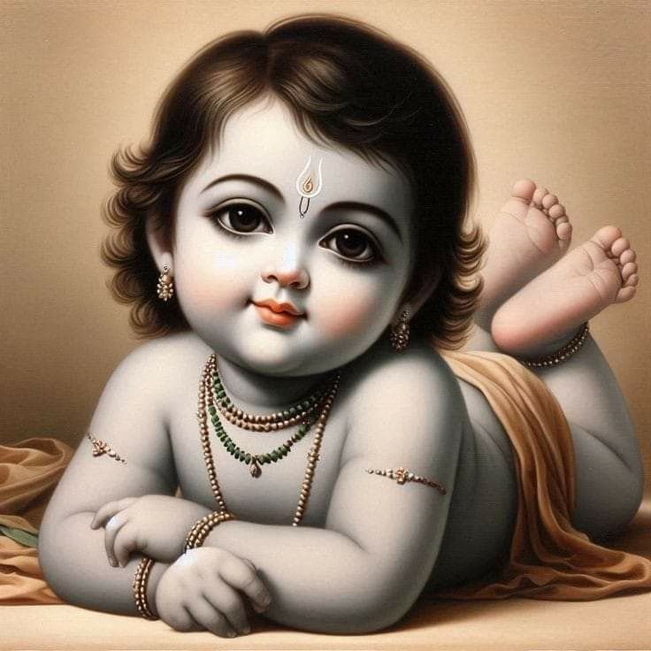 Cute Krishna Profile Picture