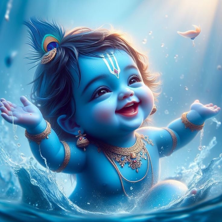 Cute Krishna Profile Picture