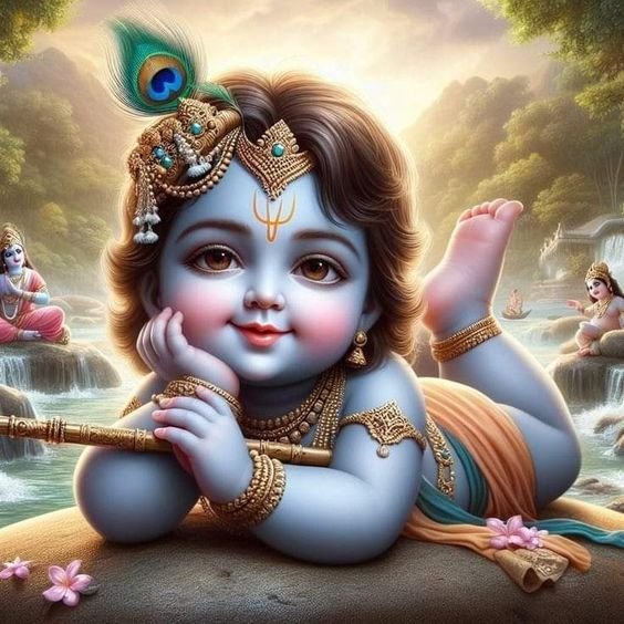 Beautiful Lord Krishna Profile Picture